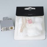 Benzinli Çakmaklar ve Zippo Için Pamuk-Keçe-Fitil Seti Full Set Kapalı Paket- 1 Adet Fitil Hediyeli-Zippo Keçe Fitiil Pamuk - Beyaz
