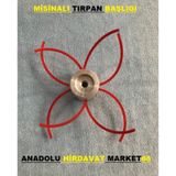 Benzinli Tırpan Başlığı Misinalı Metal Örümcek Kafa Başlık Vidalı