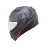Beon B700 Air Tek Çene Açılır Vizörlü Kask Siyah/Kırmızı - XL