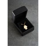beonejewelry 925 Ayar Gümüş Kişiye Özel Harf Yazılı Fatma Eli Kolye