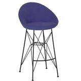 Beowo Design Sembol 65 cm Küçük Bar Sandalye - Lacivert