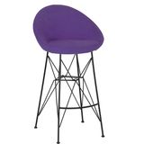Beowo Design Sembol 65 cm Küçük Bar Sandalye - Mor