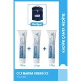 Bepanthol Cilt Bakım Kremi 100 gr 3'lü Set Kadife Çanta Hediye Kuru Ciltler İçin Etkili - Yok