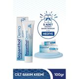 Bepanthol Derma Cilt Bakım Kremi 100 G + Onarıcı Bakım Merhemi 5 x 3.5 G