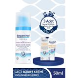 Bepanthol Derma Gece Bakım Kremi + 3 Adet Derma Spf 25 Yüz Bakım Kremi 5ml Hediyeli