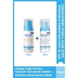 Bepanthol Derma Nemlendirici & Besleyici SPF 25 Günlük Yüz Kremi 50 ML + Derma Yoğun Nemlendirici Gece Bakım Kremi 50 ML