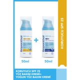 Bepanthol Derma Nemlendirici Spf 25 Günlük Yüz Bakım Kremi + 50ml Derma Günlük Yoğun Nemlendirici