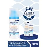 Bepanthol Derma Spf 25 Yüz Bakım Kremi + 3 Adet Derma Spf 25 Yüz Bakım Kremi 5ml Hediyeli