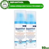 Bepanthol Derma SPF25 50 ML 2 Adet Nemlendirici ve Besleyici Güneş Koruyuculu Yüz Kremi