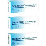 Bepanthol E Vitamini Içeren Dudak Bakım Kremi 7.5 ml - 3'lü Paket