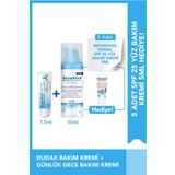 Bepanthol Gece Bakım Kremi 50ml Dudak Kremi 7.5ml Spf Mini Yüz Kremi