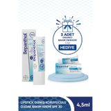 Bepanthol Güneş Koruyucu Dudak Bakım Kremi SPF30 4.5 G + Bepanthol Derma Onarıcı Bakım Merhemi 3 x 3.5 G