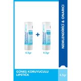 Bepanthol Lipstick Nemlendirici ve Güneş Koruyucu Dudak Bakım Kremi 4,5 gr 2li Paket