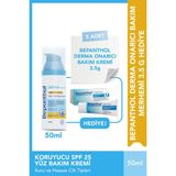 Bepanthol Nemlendirici Spf 25 Yüz Bakım Kremi 50 ml + 5 Adet Onarıcı Bakım Merhemi 3,5 gr