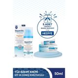Bepanthol Nemlendirici&Besleyici SPF 25 Yüz Bakım Kremi 50 ml + 5 Adet Onarıcı Bakım Merhemi 3,5 gr