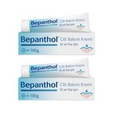 Bepanthol Yoğun Nemlendirici Provitamin B5 Cilt Bakım Kremi 2×100 gr – Karma Ciltler İçin El ve Yüz Kullanımı