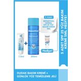 Bepanthol Yüz Temizleme Jeli 200ml + Dudak Kremi 7.5ml + SPF Mini