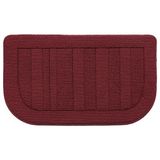 BEQHAUSE 75 x 45 cm Mutfak Halısı Paspasları, Dayanıklı Kaymaz Emici Kir Dayanıklı Mutfak Halısı Pet Mat Makinede Yıkanabilir (Kırmızı)