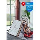 Bera Yatak Deluxe Bej 120x200 Süngerli Katlanır Yatak, Yer Yatağı, Misafir Yatağı, Kamp Yatağı, Sünger Yatak 13-14 Cm - 120 x 200 cm