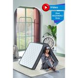 Bera Yatak Deluxe Gri 90x190 Süngerli Katlanır Yatak, Yer Yatağı, Misafir Yatağı, Kamp Yatağı, Sünger Yatak 13-14 Cm - 90 x 190 cm