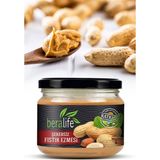 Beralife Fıstık Ezmesi 300 gr Şeker İlavesiz Cam Kavanozda Sağlıklı Atıştırmalık