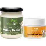 Beralife Kuyruk Yağlı Cilt Bakım Kremi 50 ml + Kuyruk Yağlı Masaj Kremi 210 ml