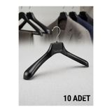 BERAT PLASTİK 10 Adet ceket mont kaban askısı - premium kalite