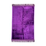 Berat Seccade - Namazlık - Kadife Seccade - Lüks Peluş Seccade - 3 Adet - 70 x 110 cm - Renkli