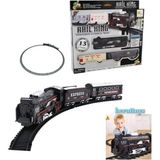 Berat Toys Berattoys 13 Parça Pilli Işıklı Tren Seti Oyuncak Tiren 1 Lokomotif 2 Vagon Raylı Klasik Kara Tren
