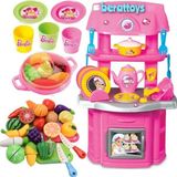 Berat Toys Berattoys Oyuncak Mutfak Seti Kesilebilen Meyve Sebze Tencere Catl Bıçak Evcilik Oyunu Kız Oyuncak