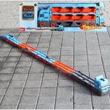 Berat Toys Berattoys Yarış Pisti Özellikli Araç Taşıyıcı Oyuncak Tır 2 Metre Uzunluk Araç Fırlatma Özellikli