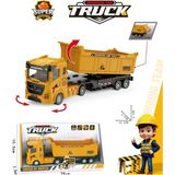 Berat Toys Kırılmaz Plastik Oyuncak Kamyon 27 cm İş Makinaları Modeli Süper Kalite