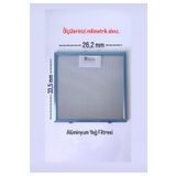 beratsogutma SİLVERLİNE Uyumlu ASPİRATÖR 26,2X 33,5 CM ALÜMİNYUM YAĞ FİLTRESİ