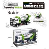 Berattoys 20 cm Metal Beton Mikseri Oyuncak Kamyon Metal Iş Makinası Beton Mixeri Iş Araçları