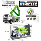 berattoys 20 cm metal beton pompası iş araçları oyuncak kamyon iş makinaları