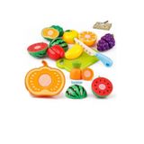Berattoys 20 Parça Oyuncak Meyve Sebze Seti Kesilebilir Meyve Kesilen Meyve Cırtlı Meyve Sebze