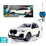 Berattoys 26CM Kumandalı Araba Şarjlı Işıklı Ful Fonksiyon Kumandalı Jip Uzaktan Kumandalı Araba - Beyaz