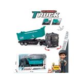 berattoys 26cm oyuncak kamyon iş makinası kırılmaz iş araçları sürtmeli teker damperli kamyon