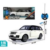 Berattoys 26CM Uzaktan Kumandalı Jip Şarjlı Işıklı Uzaktan Kumandalı Araba Şarzlı Işıklı Araba - Beyaz