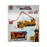 berattoys 27 cm iş makinası kamyon kurtarıcı oyuncak iş araçları sürtmeli teker kırılmaz plastik