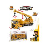 berattoys 27 cm oyuncak kamyon kırılmaz oyuncak vinç çekici oyuncak iş araçları sürtmeli iş makinası