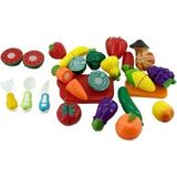 Berattoys 40 Parça Oyuncak Meyve Sebze Kesilen Meyveler Mutfak Seti Evcilik Oyuncakları