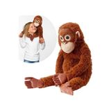 berattoys 65 Cm Peluş Maymun Uyku Arkadaşı Oyuncak Maymun Hediyelik Peluş Oyuncak