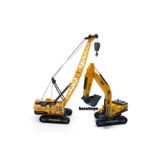 berattoys Ikili Set Iş Makinaları Vinç Ve Kepçe Ekskavatör Iş Araçları Set