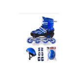 berattoys Işıklı Çocuk Pateni Ve Kask Dizlik Seti Silikon Teker Metal Gövde Ayarlanir Numaralı 38/41