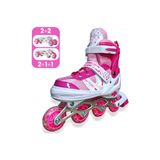 berattoys ışıklı paten çocuk pateni alıştırma pateni metal paten silikon teker 2+2 2+1 paten