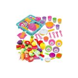 berattoys Oyuncak Bulaşık Set Mutfak Set Tabak Tencere Toplam 35 Parça Kesilen Meyve Cırtlı Meyyve Sebze