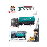 berattoys sürtmeli tanker oyuncak kamyon iş makinası 26 cm kırılmaz plastik iş araçları