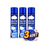 BERAYE Kar Spreyi, 3 Adet Eriyen Kar Spreyi 200ml Leke Bırakmaz - Düğün, Kına, Parti, Bekarlığa Veda, Şov Köpüğü