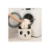 Berçak Home Bebek Çocuk odası düzenleyici Saklama Kutusu Oyuncak Kirli Sepeti Beyaz Teddy